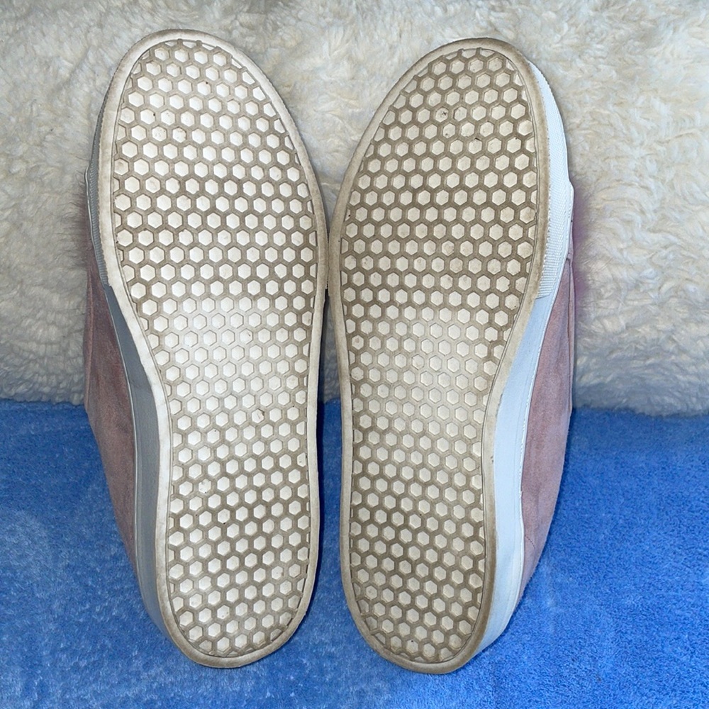 Sam Edelman Pink Suede with Pink Fur Pom-Poms. Size 9M - Picture 8 of 8